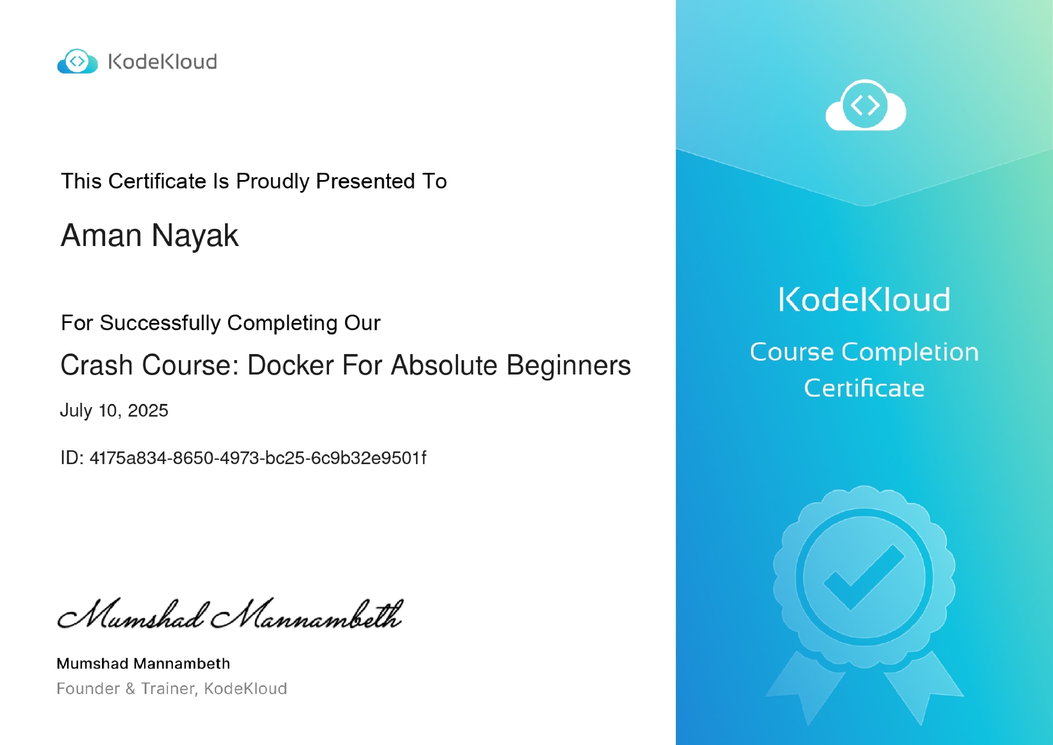 Docker for Absolute Beginners