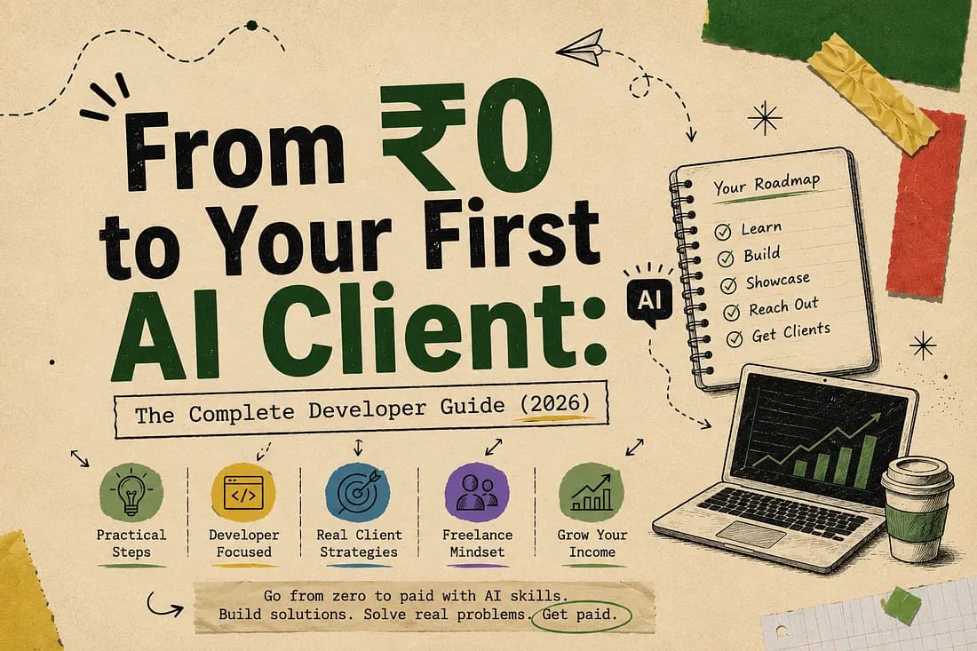 From ₹0 to Your First AI Client: The Complete Developer Guide (2026)